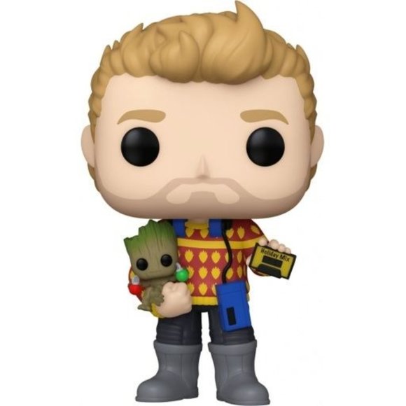 Funko Pop Star-Lord with Groot Exclusive Vinyl Figure 1125 - Picture 2 of 2